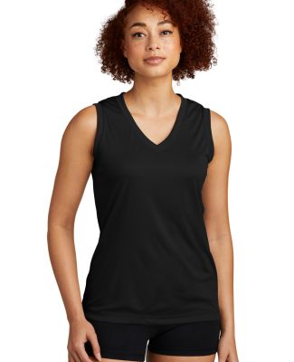 LST352 Sport-Tek Ladies Sleeveless Competitor™ V in Black