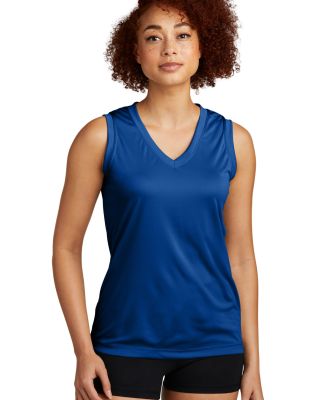 LST352 Sport-Tek Ladies Sleeveless Competitor™ V in True royal