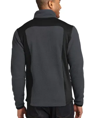 EB232 Eddie Bauer® Full-Zip Sherpa Fleece Jacket Grey Stl/Black