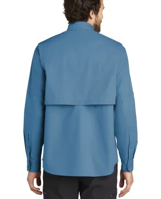 EB606 Eddie Bauer® - Long Sleeve Fishing Shirt Blue Gill
