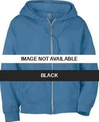 121210 Ash City Ladies' Vintage Hooded Zip Jacket Black