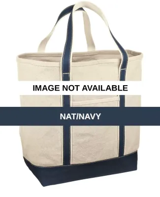 RH35 Red House® - Large Heavyweight Canvas Tote Nat/Navy