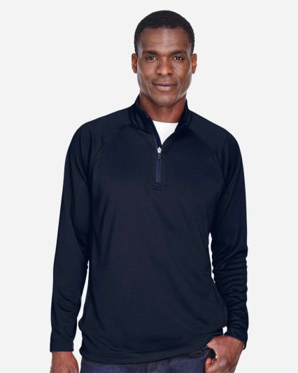 DG440 Devon & Jones Men's Stretch Tech-Shell Compa in Navy