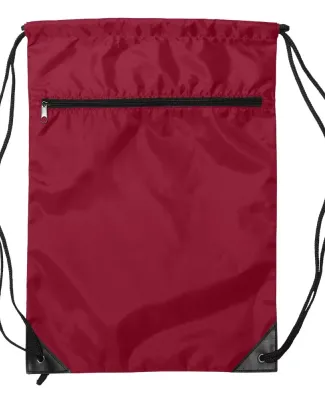 8888 Liberty Bags - Denier Nylon Zippered Drawstri RED