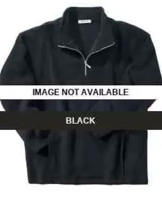 221434 North End Men's Solid Polyester Fleece Half BLACK