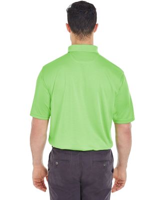 8220 UltraClub Men's Cool & Dry Jacquard Stripe Po in Light green