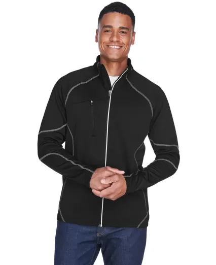88174 North End Gravity Men's Performance Fleece J BLACK