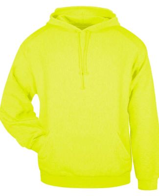 1254 Badger - Hooded Sweatshirt in Safety yellow