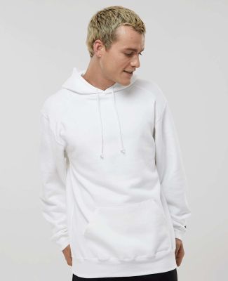 1254 Badger - Hooded Sweatshirt in White
