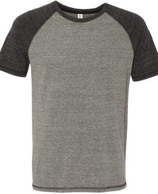 M1101 All Sport Men's Performance Triblend Short-S Grey Heather/ Charcoal Heather Triblend