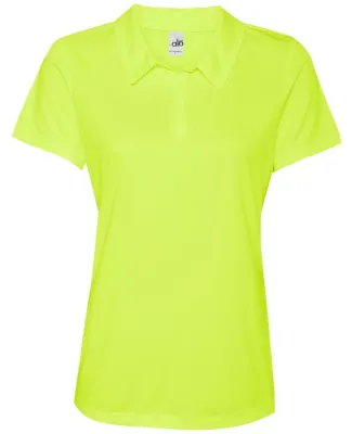 W1809 All Sport Ladies' Performance Three-Button P Sport Safety Yellow