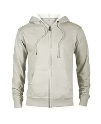 97300 Adult Unisex French Terry Zip Hoodie in Oatmeal heather h4l