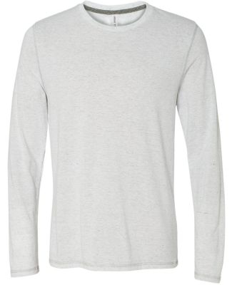 M3102 All Sport Men's Performance Triblend Long-Sl White Heather Triblend