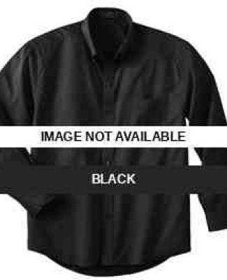 87015 Ash City Men's Long Sleeve Twill Shirt Black