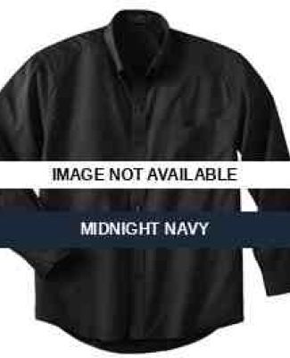87015 Ash City Men's Long Sleeve Twill Shirt Midnight Navy