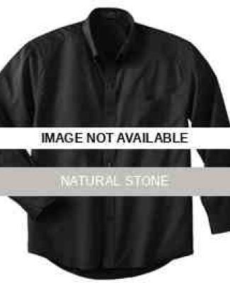 87015 Ash City Men's Long Sleeve Twill Shirt Natural Stone