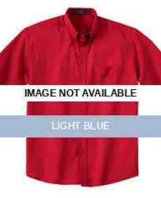 87016 Ash City Men's Short Sleeve Twill Shirt Light Blue