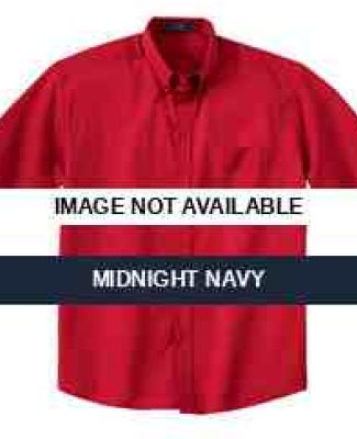 87016 Ash City Men's Short Sleeve Twill Shirt Midnight Navy