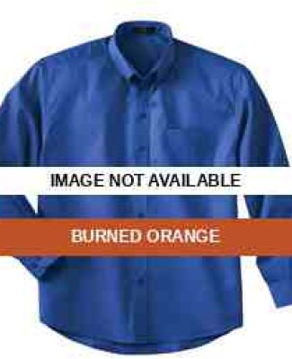 87024 Ash City Men's Long Sleeve Shirt With Teflon Burned Orange