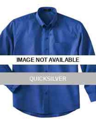 87024 Ash City Men's Long Sleeve Shirt With Teflon Quicksilver