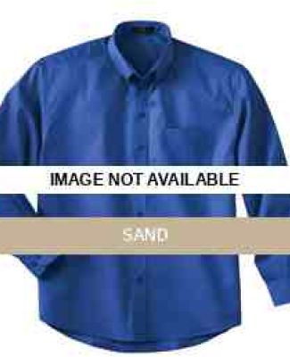 87024 Ash City Men's Long Sleeve Shirt With Teflon Sand