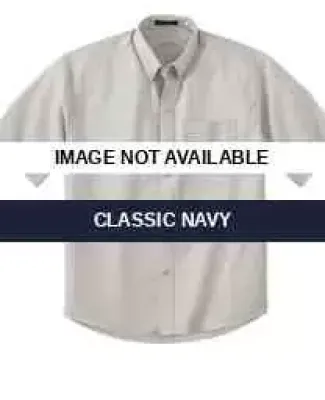 87023 Ash City Men's Short Sleeve Shirt With Teflo Classic Navy
