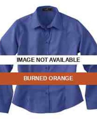 77014 Ash City Ladies' Long Sleeve Shirt With Tefl Burned Orange