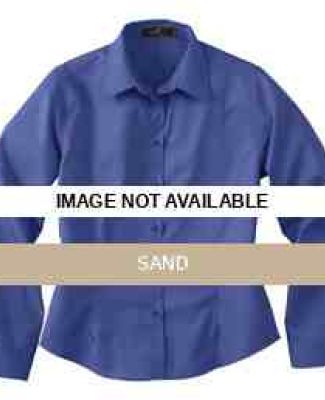 77014 Ash City Ladies' Long Sleeve Shirt With Tefl Sand