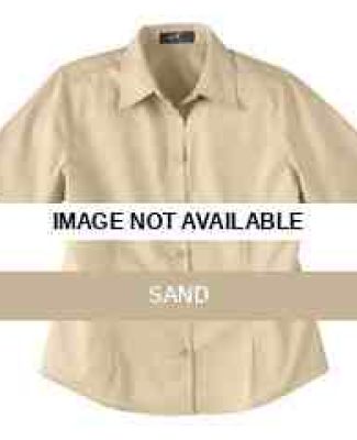 77013 Ash City Ladies' Short Sleeve Shirt With Tef Sand