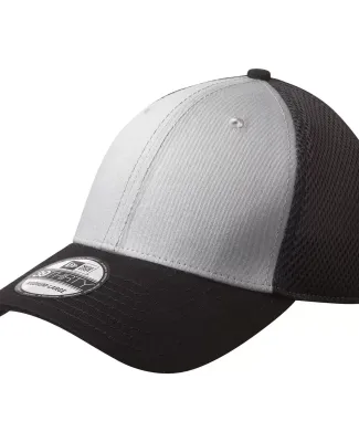 NE1020 New Era® - Stretch Mesh Cap in Grey/black