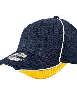 NE1050 New Era® - Contrast Piped BP Performance C in Dp navy/gold