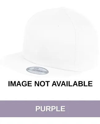 NE400 New Era® - Flat Bill Snapback Cap Purple