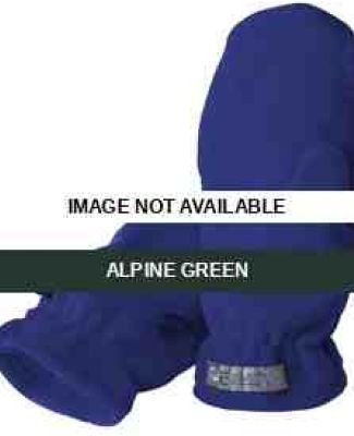 441005 Ash City Fleece Mittens Alpine Green