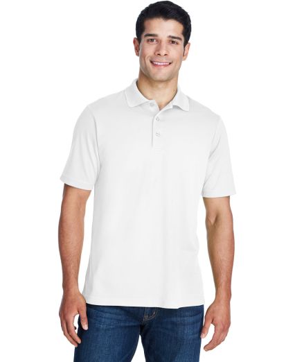 88181T Core 365 Origin Men's Tall Performance Piq in White