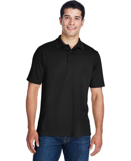88181T Core 365 Origin Men's Tall Performance Piq in Black