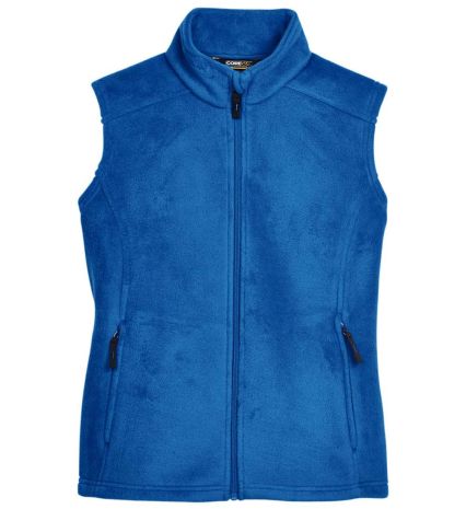78191 Core 365 Journey  Ladies' Fleece Vest in True royal