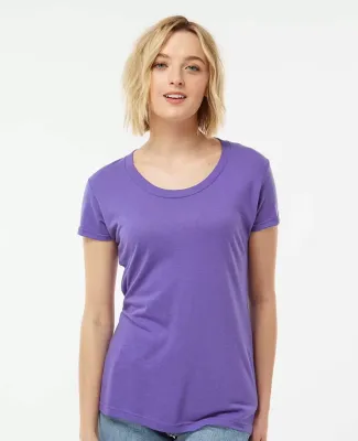 253 Tultex Ladies' Tri-Blend Tee with a Tear-Away  in Lilac tri blend