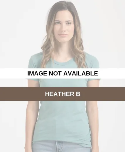 253 Tultex Ladies' Tri-Blend Scoop Neck Tee Heather B