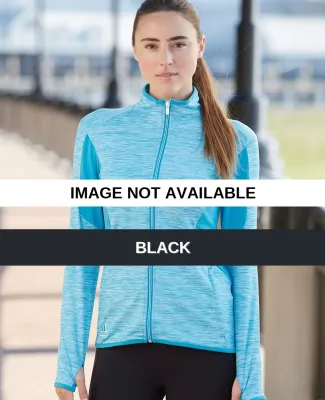 A199 adidas - Ladies' Space Dyed Full-Zip Jacket Black