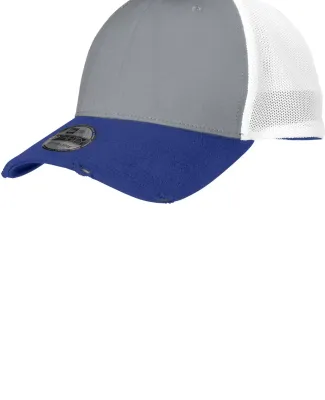 NE1080 New Era® Vintage Mesh Cap in Royal/grey/wht