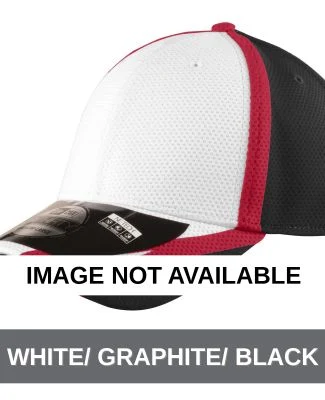 NE700 New Era® Gridiron Training Cap White/ Graphite/ Black