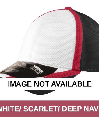NE700 New Era® Gridiron Training Cap White/ Scarlet/ Deep Navy
