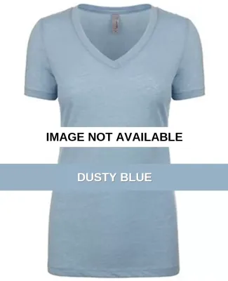 Next Level 6044 Ladies Poly/Cotton V DUSTY BLUE