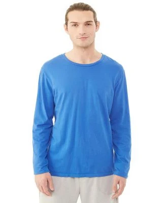 Alternative Apparel 04043C1 Mens Heritage Long-Sle PACIFIC BLUE