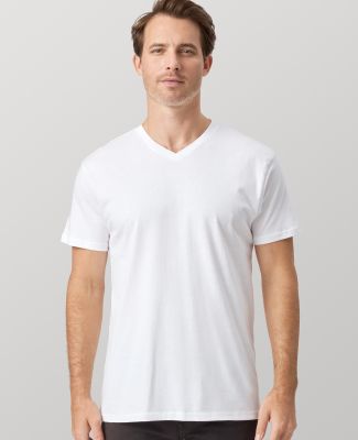MC1047 Cotton Heritage Men's Chicago Cotton V Neck in White