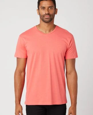 MC1047 Cotton Heritage Men's Chicago Cotton V Neck in Coral