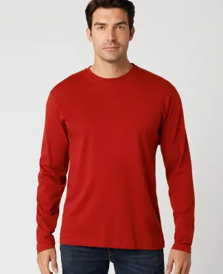 MC1144 Cotton Heritage Men's Indy Long Sleeve Tee Team Red