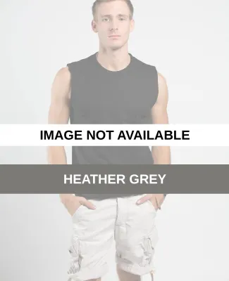 MC1890 Cotton Heritage Men's Muscle Tank HEATHER GREY