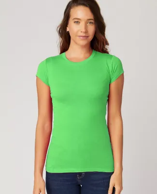 LC1025 Cotton Heritage Juniors Crew Neck Tee Lime (Discontinued)
