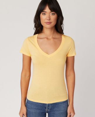 LC1125 Cotton Heritage Juniors V Neck T Shirts in Squash (discontinued)